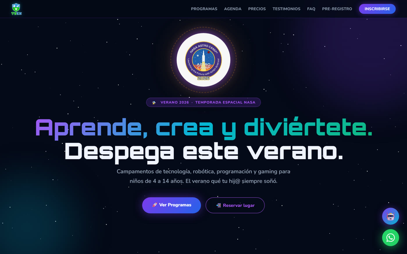 TREX Verano 2026: sitio e inscripciones